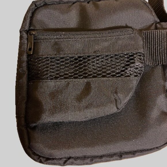 Black Belt Bag / Fanny Pack Portable CD unisex - Picture 7 of 7